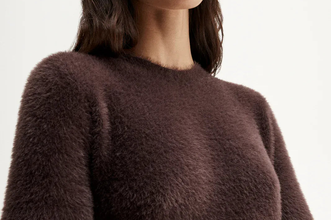 Elka Collective Knits Mochi Knit Tee - Shiraz