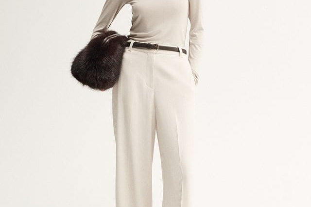 Elka Collective Pants - Tailored Anderson Pant - Ecru