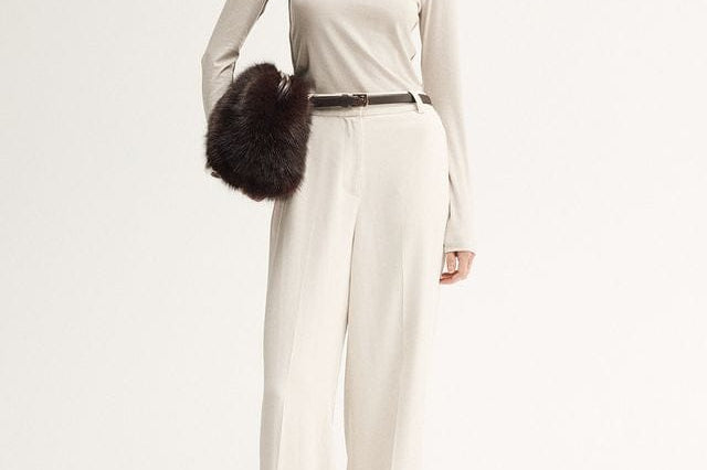 Elka Collective Pants - Tailored Anderson Pant - Ecru