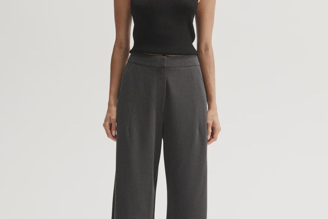 Elka Collective Pants - Tailored Brynne Pants - Grey Marle