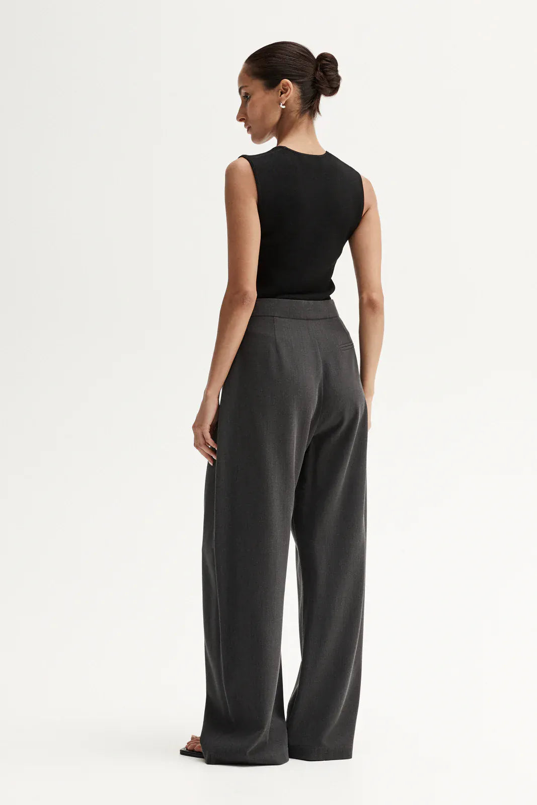 Elka Collective Pants - Tailored Brynne Pants - Grey Marle