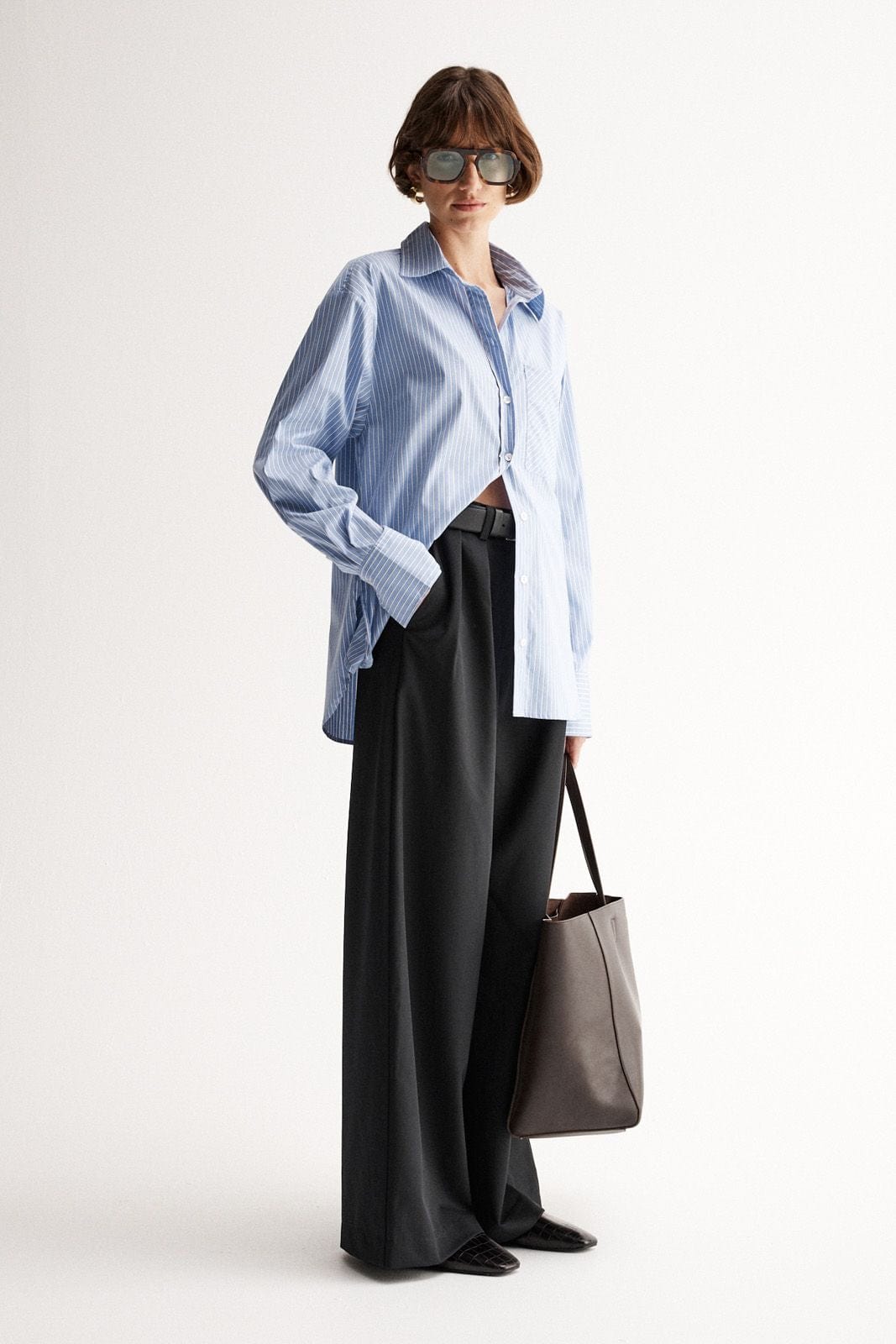 Elka Collective Shirts Elka Collective | Darcy Shirt - Blue Stripe