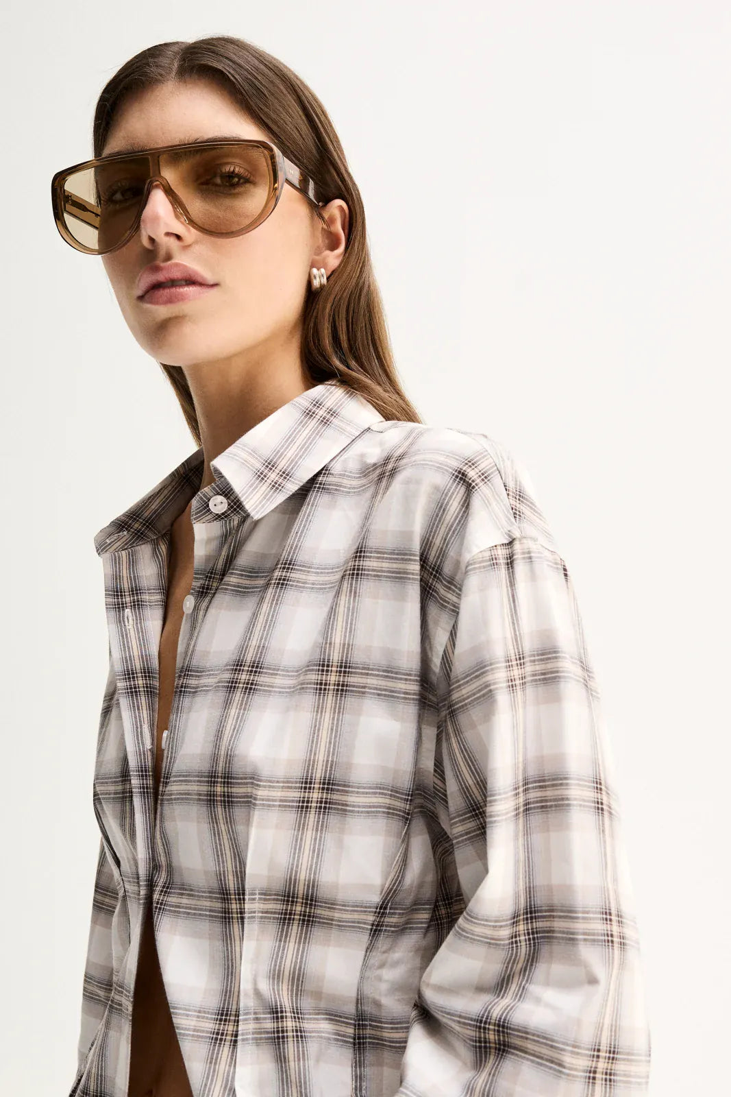 Elka Collective Shirts Heather Shirt - White Check