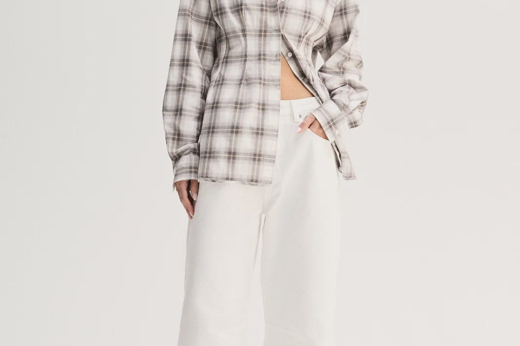 Elka Collective Shirts Heather Shirt - White Check