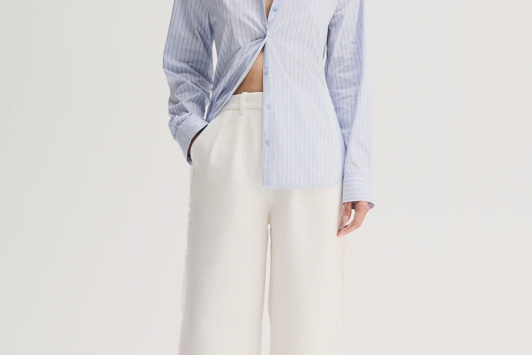 Elka Collective Shirts Kallie Stripe Shirt - Blue Stripe