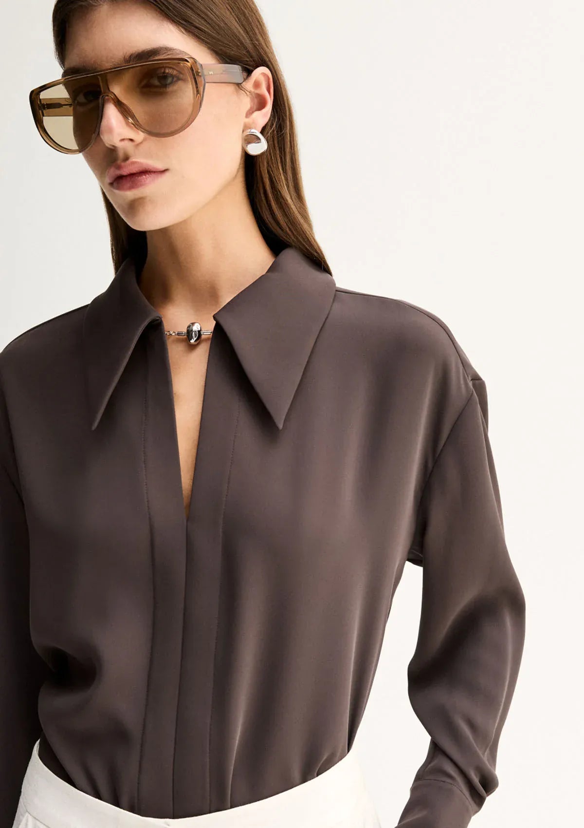 Elka Collective Shirts Millicent Shirt - Slate