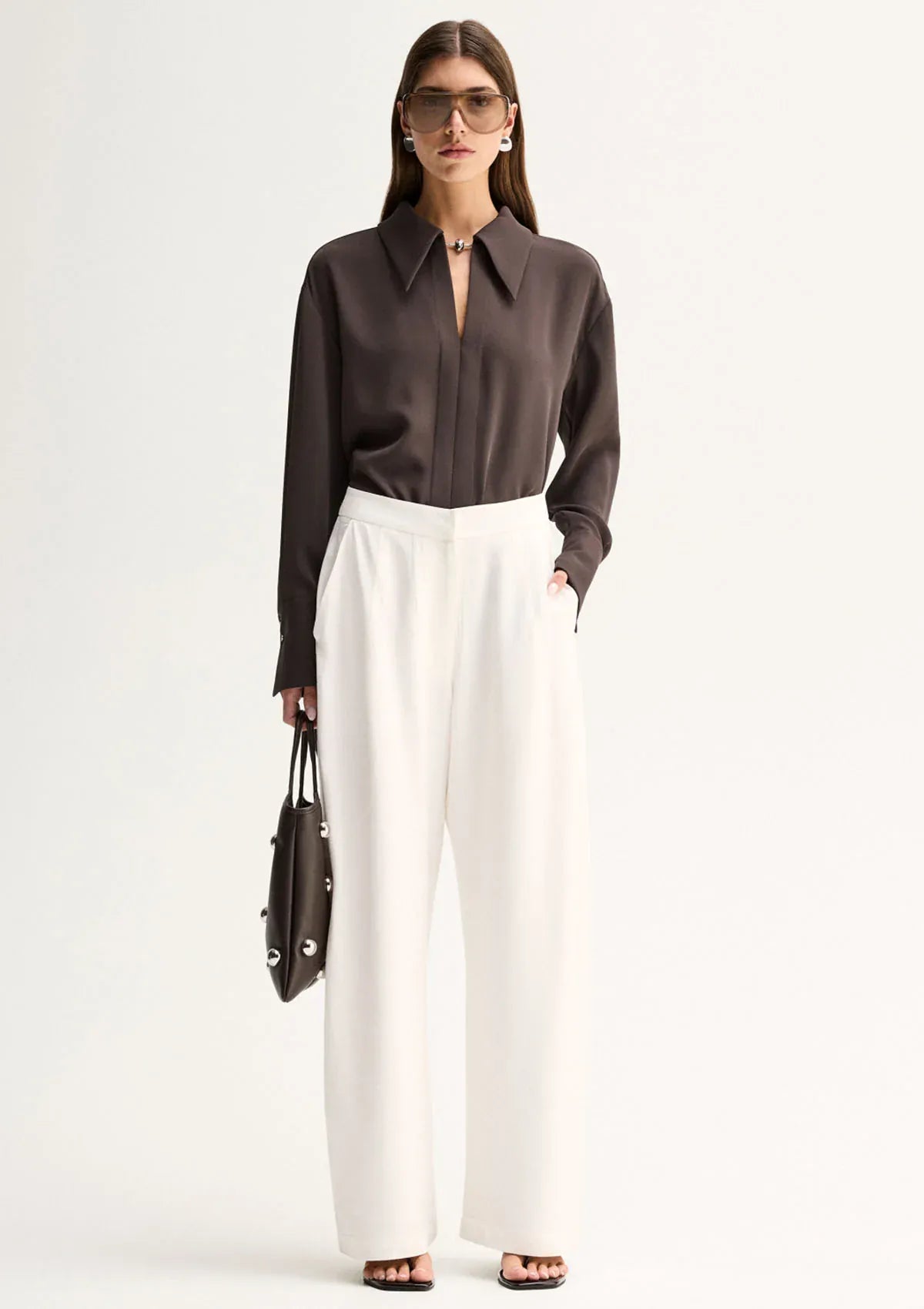Elka Collective Shirts Millicent Shirt - Slate
