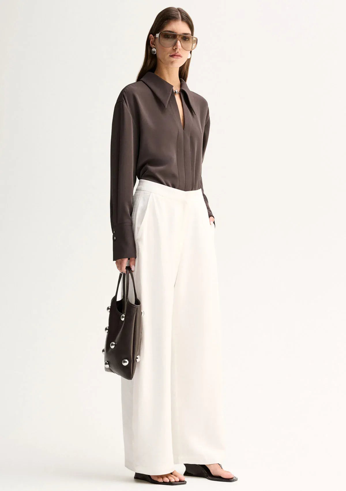 Elka Collective Shirts Millicent Shirt - Slate