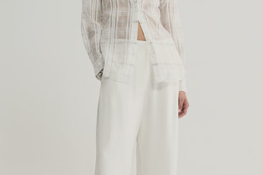 Elka Collective Shirts Onyx Shirt - White Check