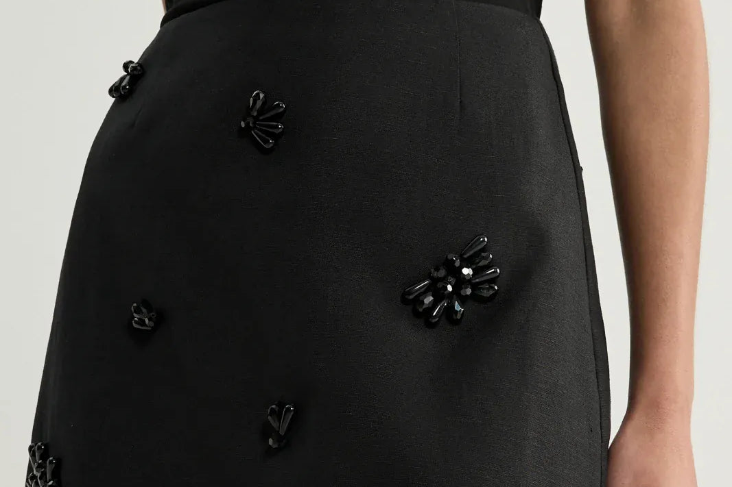 Elka Collective Skirts - Formal Annelise Mini Skirt - Black