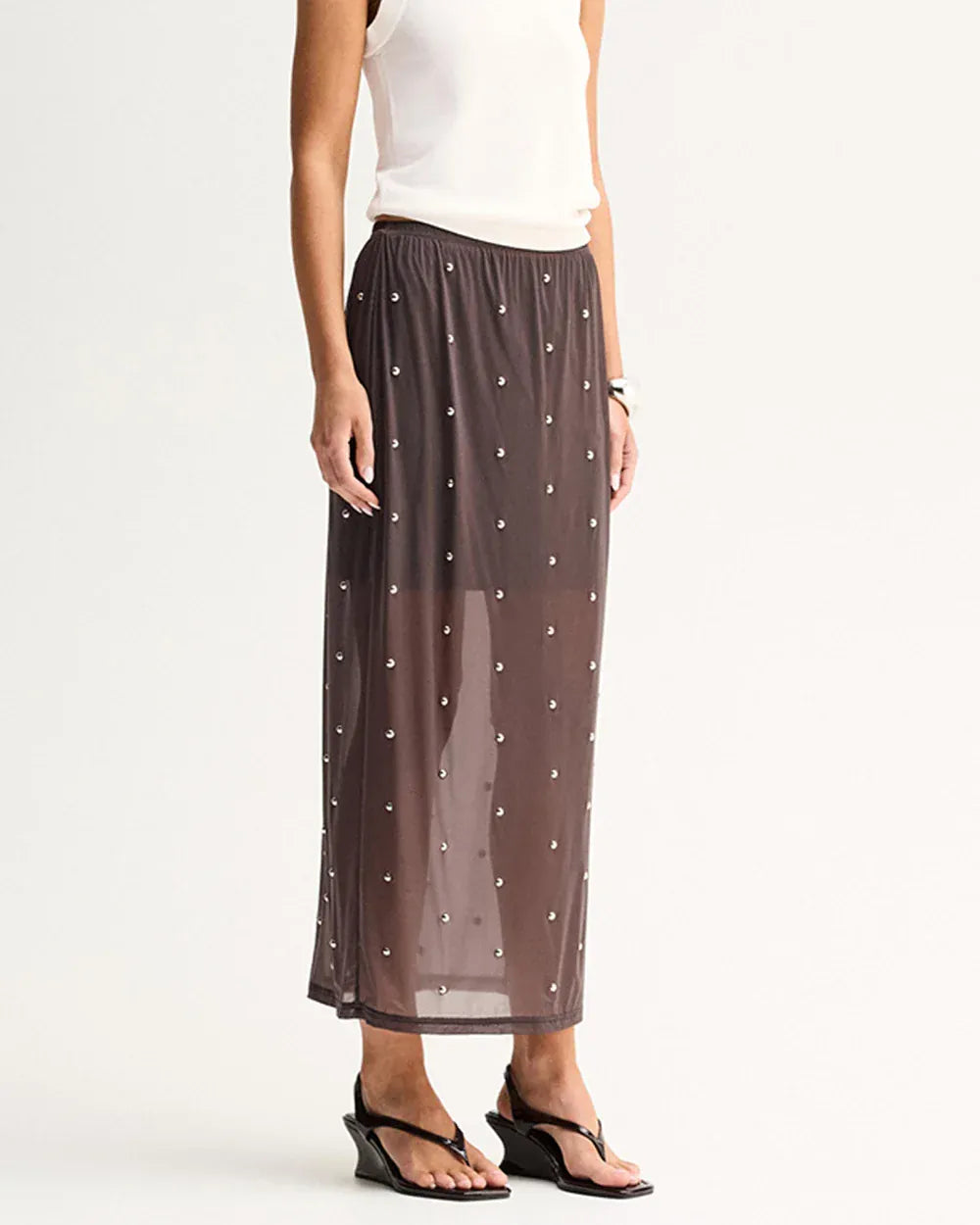 Elka Collective Skirts Rowe Maxi Skirt - Slate