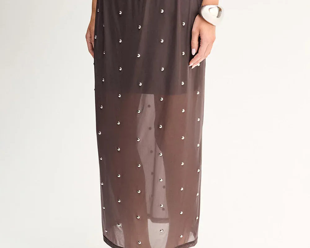 Elka Collective Skirts Rowe Maxi Skirt - Slate