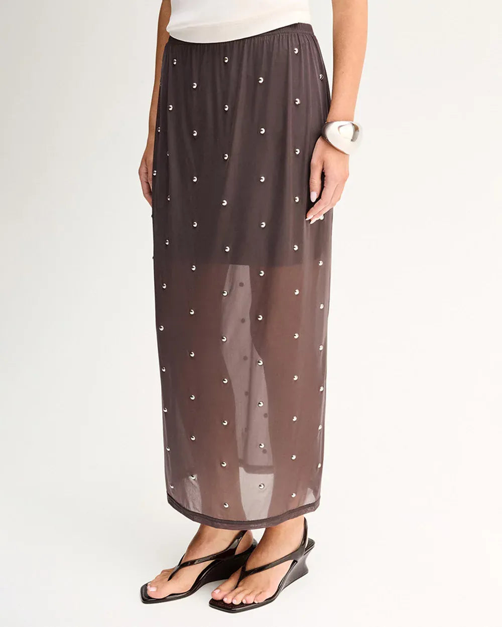 Elka Collective Skirts Rowe Maxi Skirt - Slate