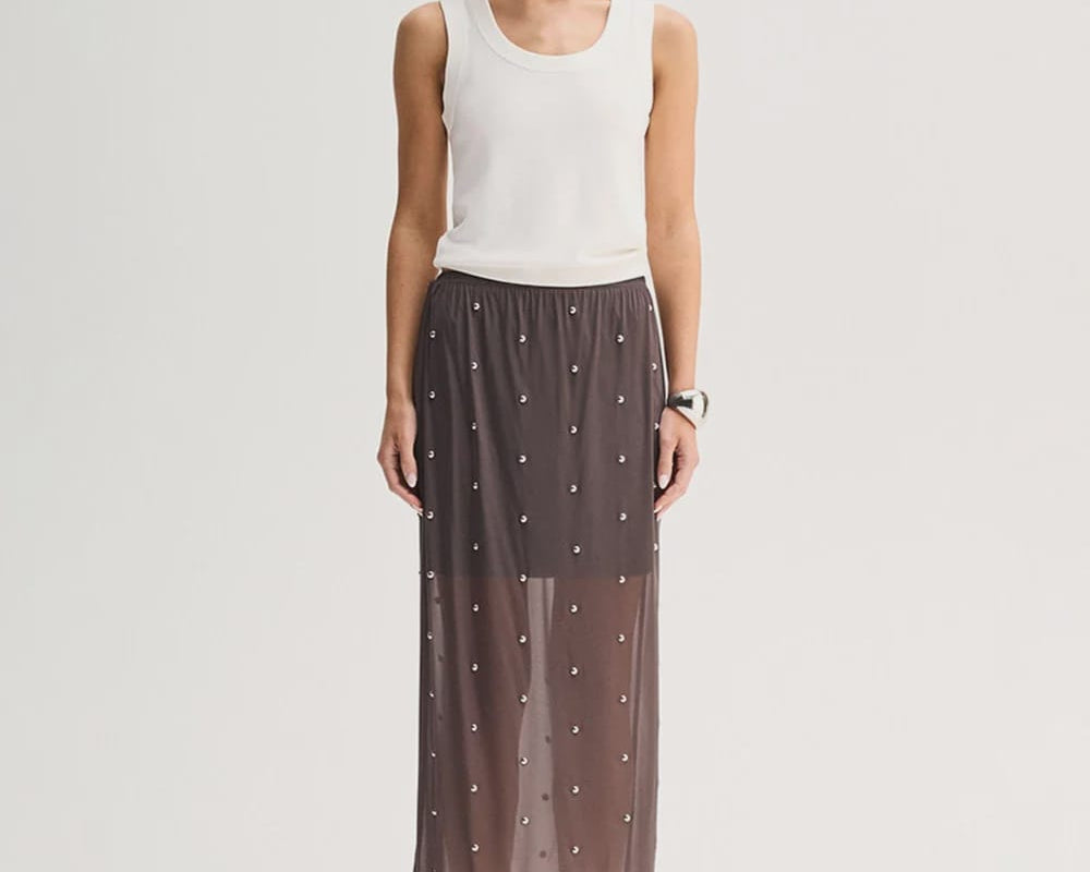 Elka Collective Skirts Rowe Maxi Skirt - Slate