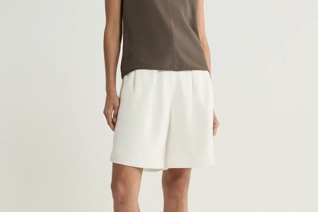 Elka Collective Tops - Formal Margot Top - Taupe