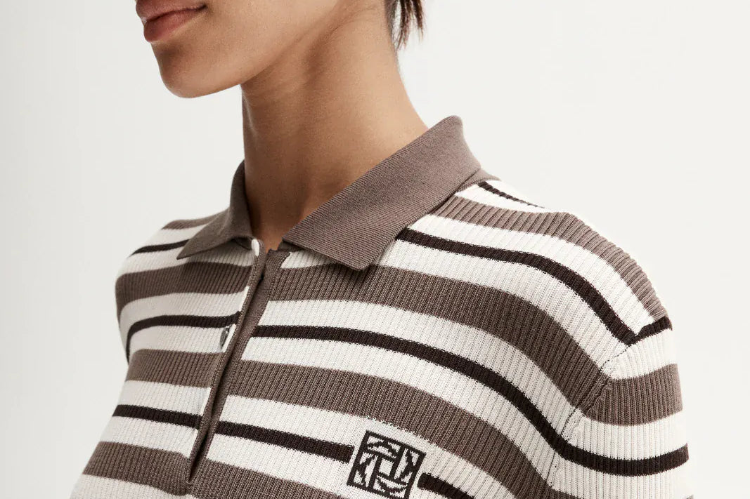 Elka Collective Tops - Long Sleeve Ana Long Sleeve Polo