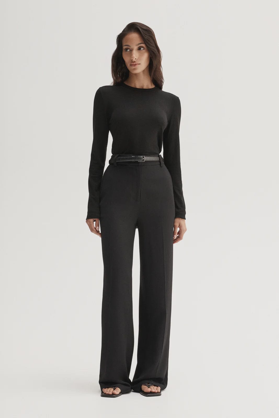 Elka Collective Tops - Long Sleeve Sierra Top - Black