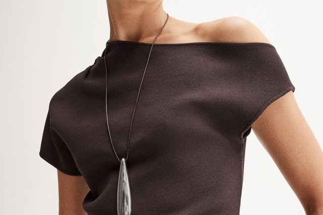 Elka Collective Tops Serena Knit Top - Chocolate