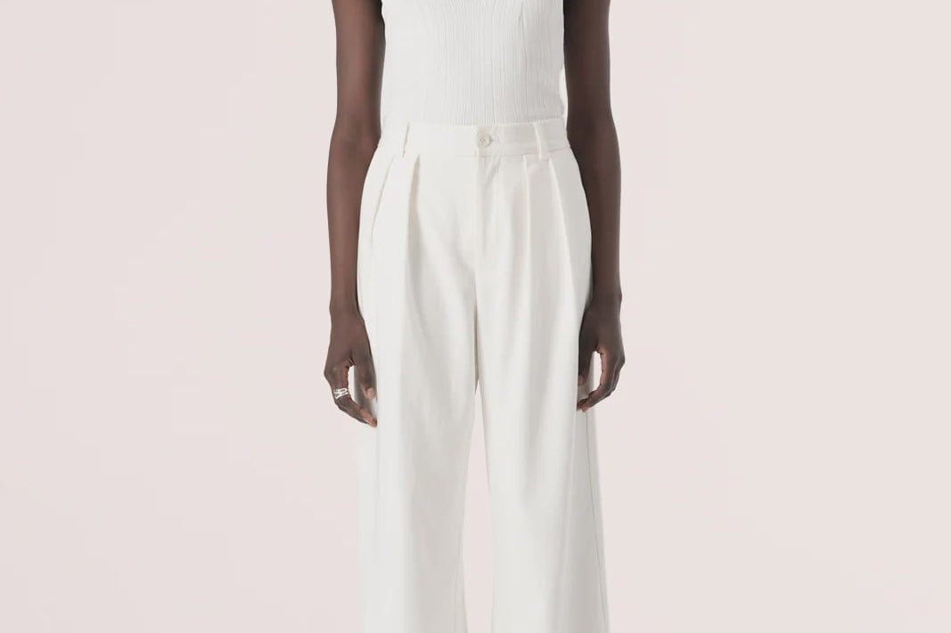 Elka Collective Tops - Tanks Elka Collective | Koi Knit Top - Ecru