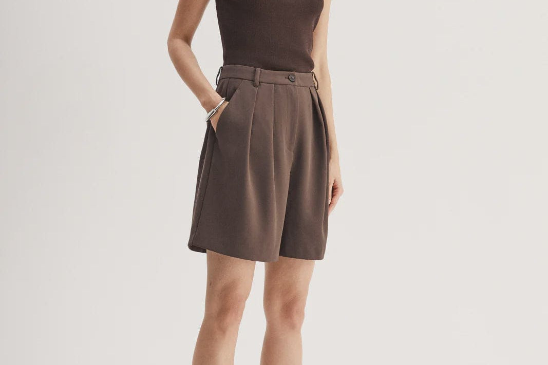 Elka Collective Tops - Tanks Hayes Knit Top - Chocolate