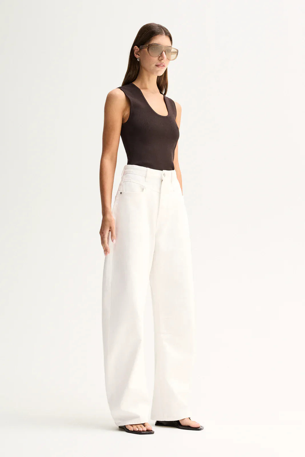 Elka Collective Tops - Tanks Hayes Knit Top - Chocolate