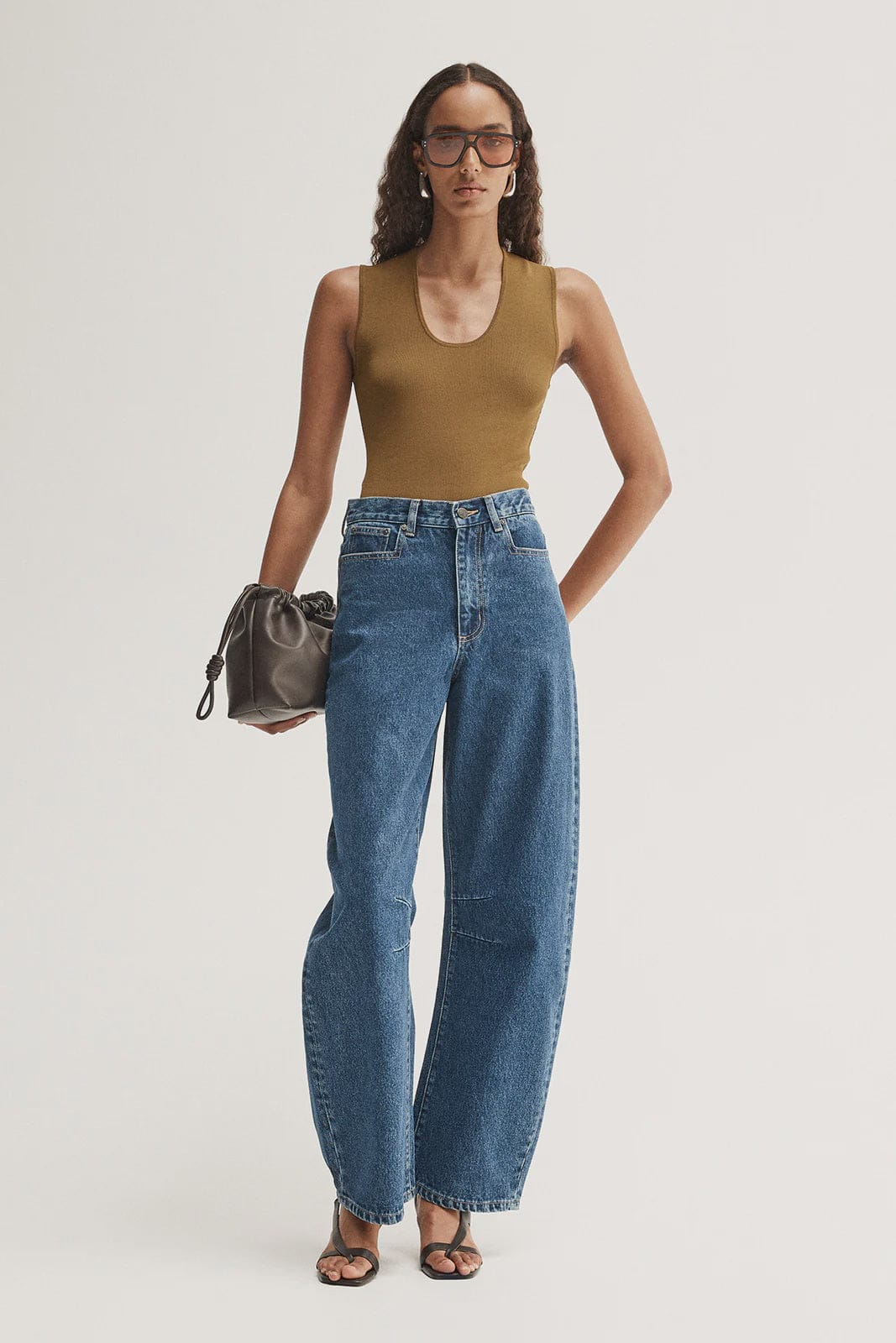 Elka Collective Tops - Tanks Hayes Knit Top - Moss