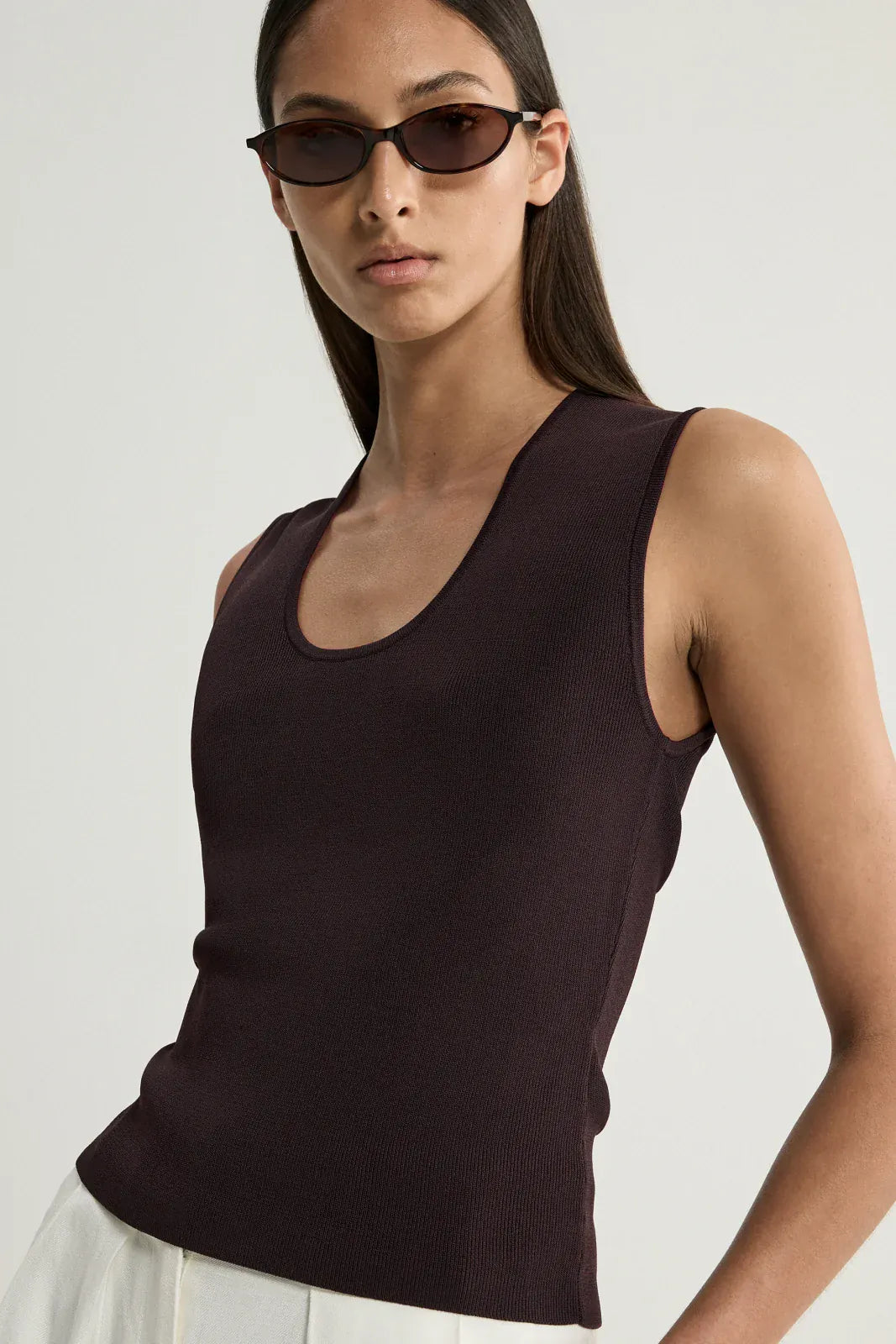 Elka Collective Tops - Tanks Hayes Knit Top - Shiraz