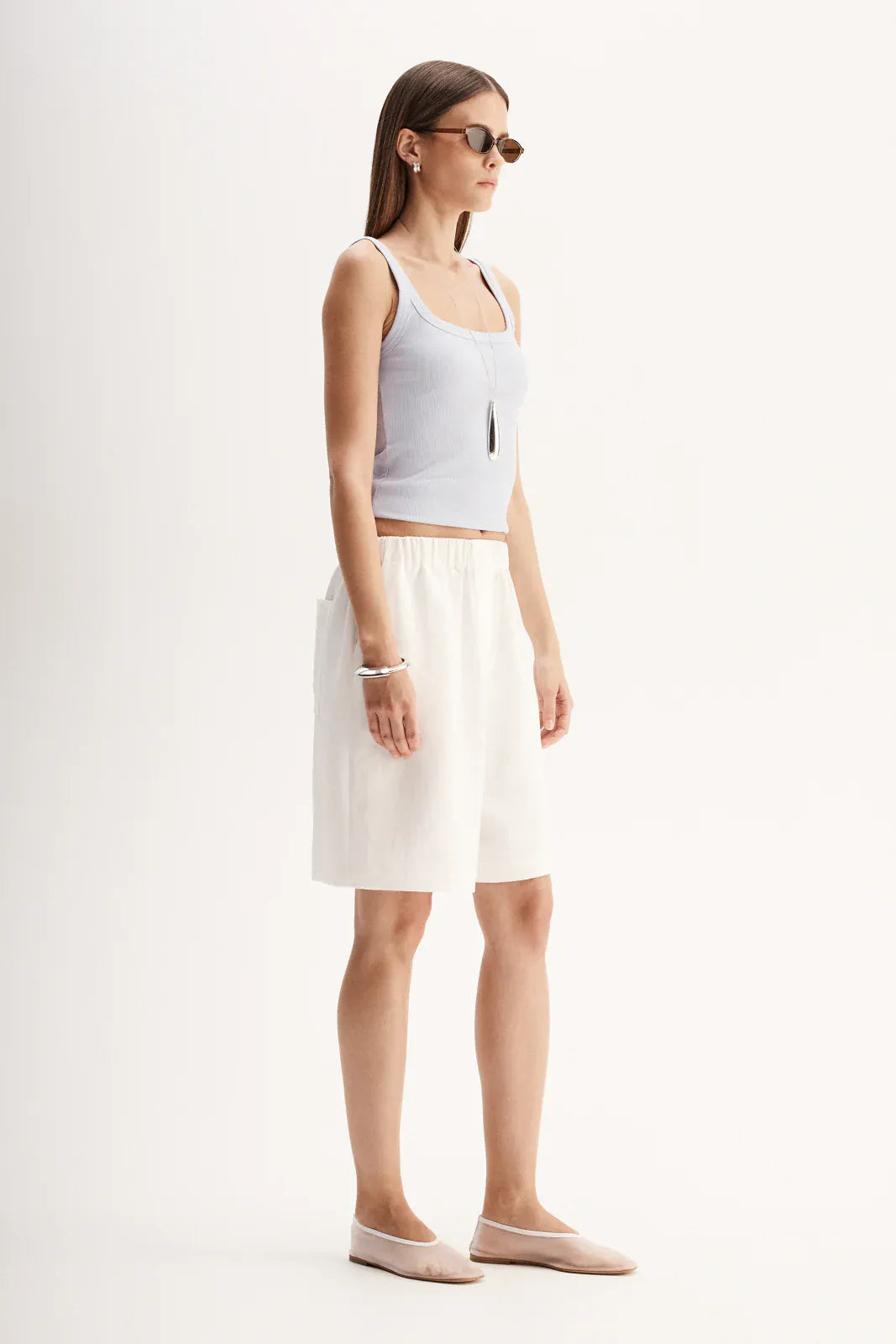 Elka Collective Tops - Tanks Persi Tank - Pale Blue