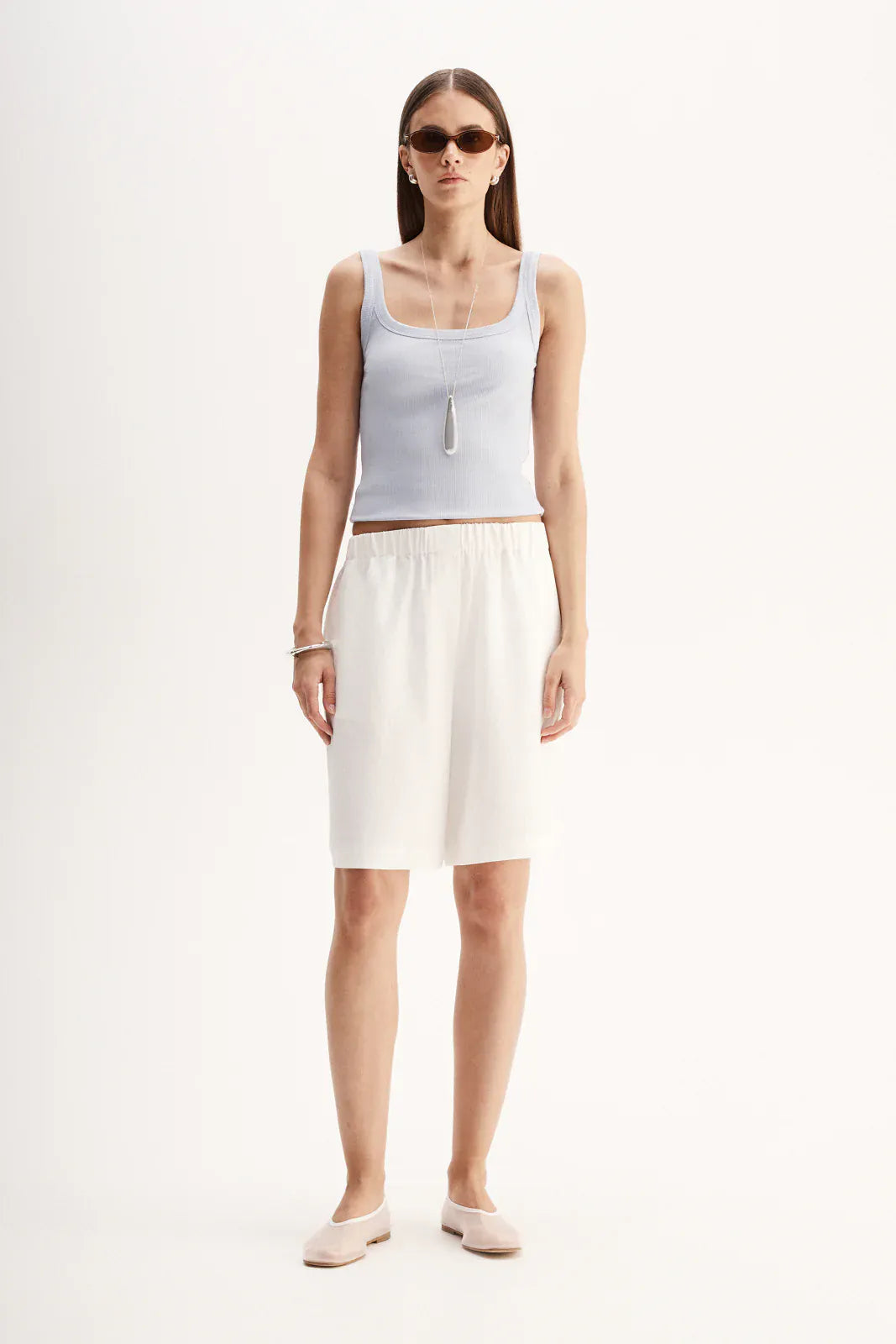 Elka Collective Tops - Tanks Persi Tank - Pale Blue