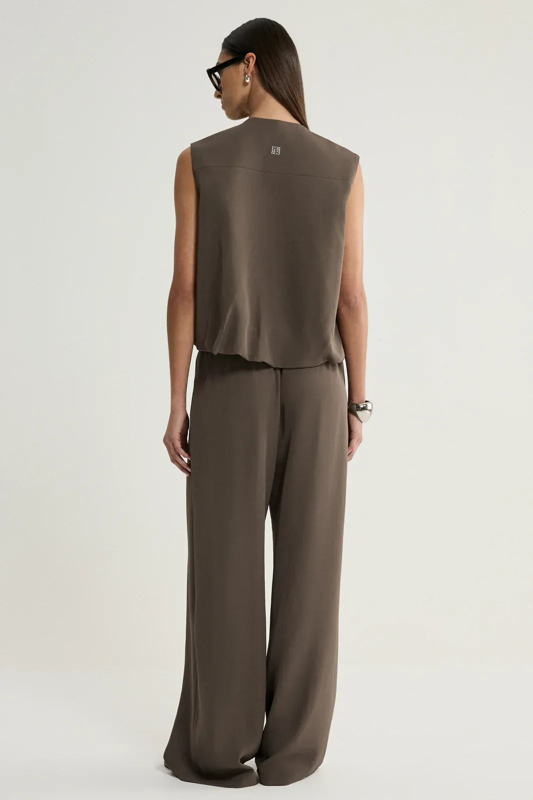 Elka Collective Vests Margot Vest - Taupe