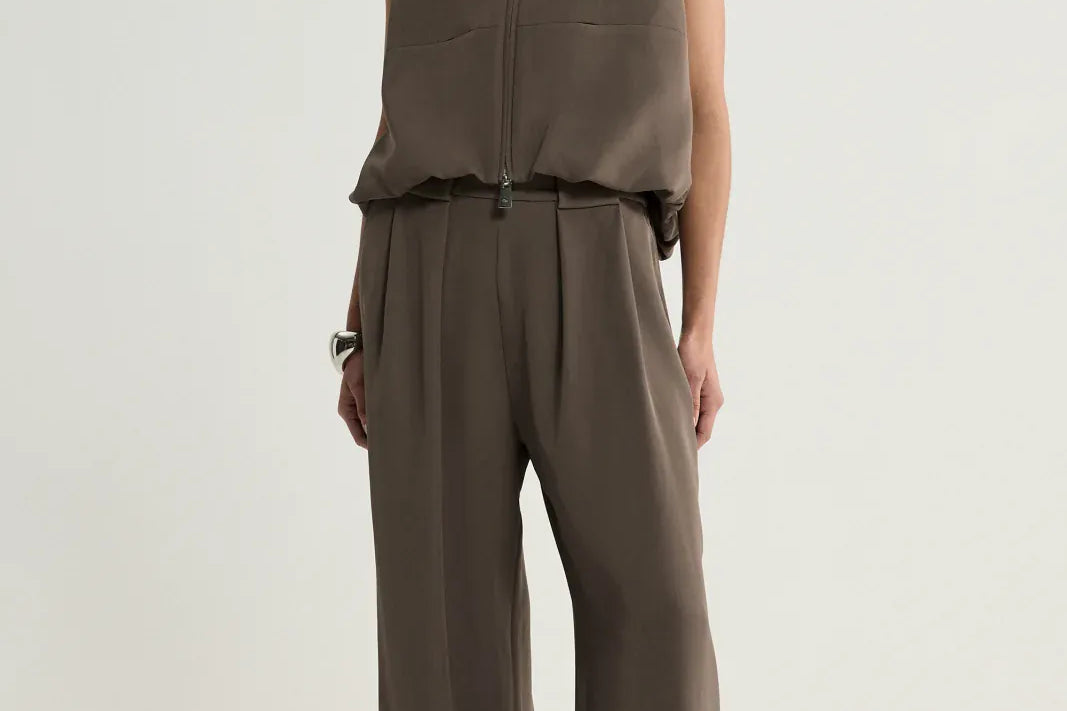 Elka Collective Vests Margot Vest - Taupe