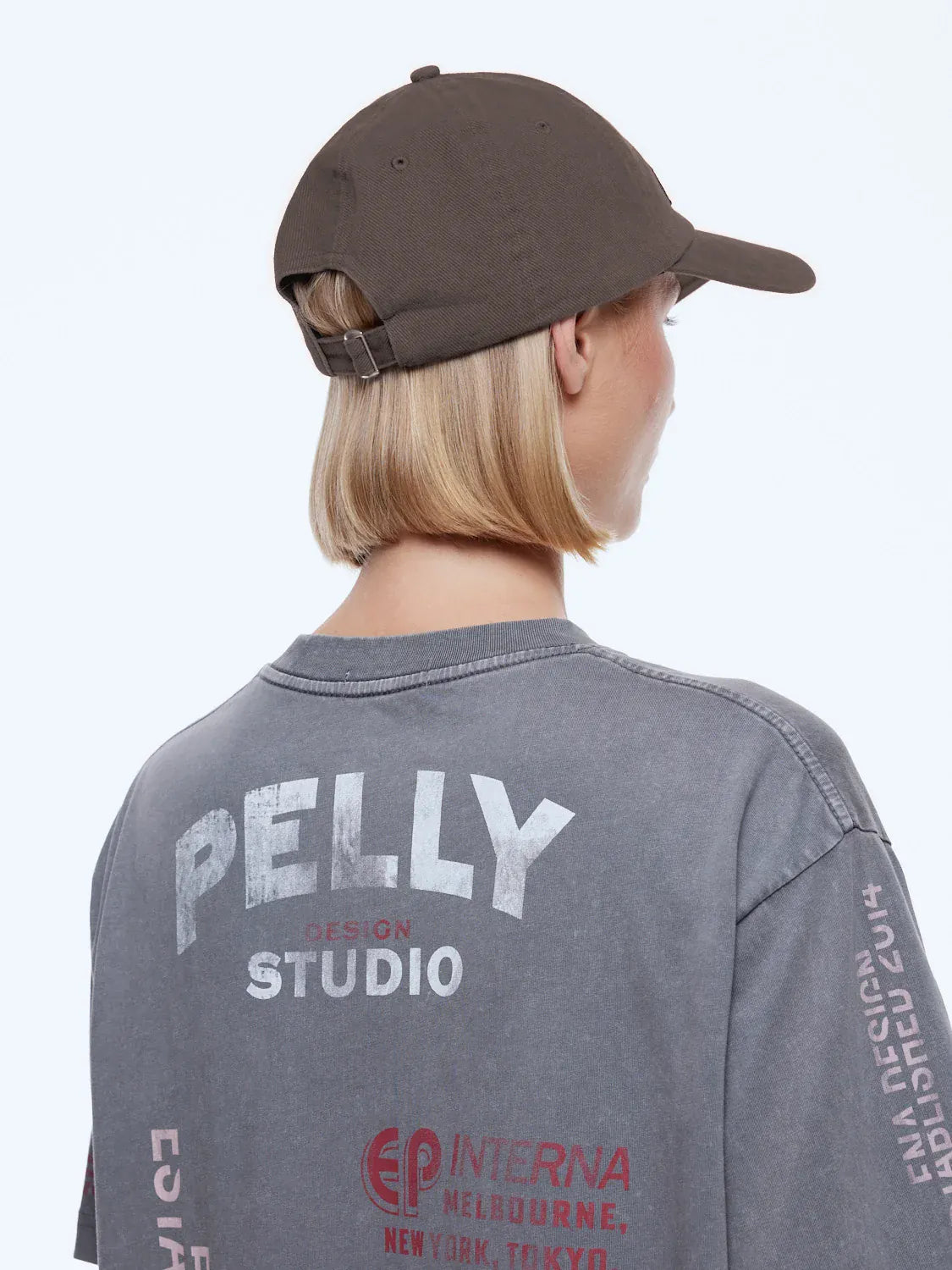 Ena Pelly Hats/Headpieces Ena Pelly Collegiate Cap - Washed Mocha