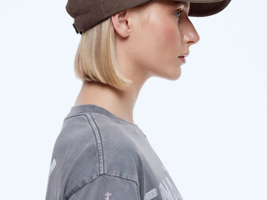 Ena Pelly Hats/Headpieces Ena Pelly Collegiate Cap - Washed Mocha