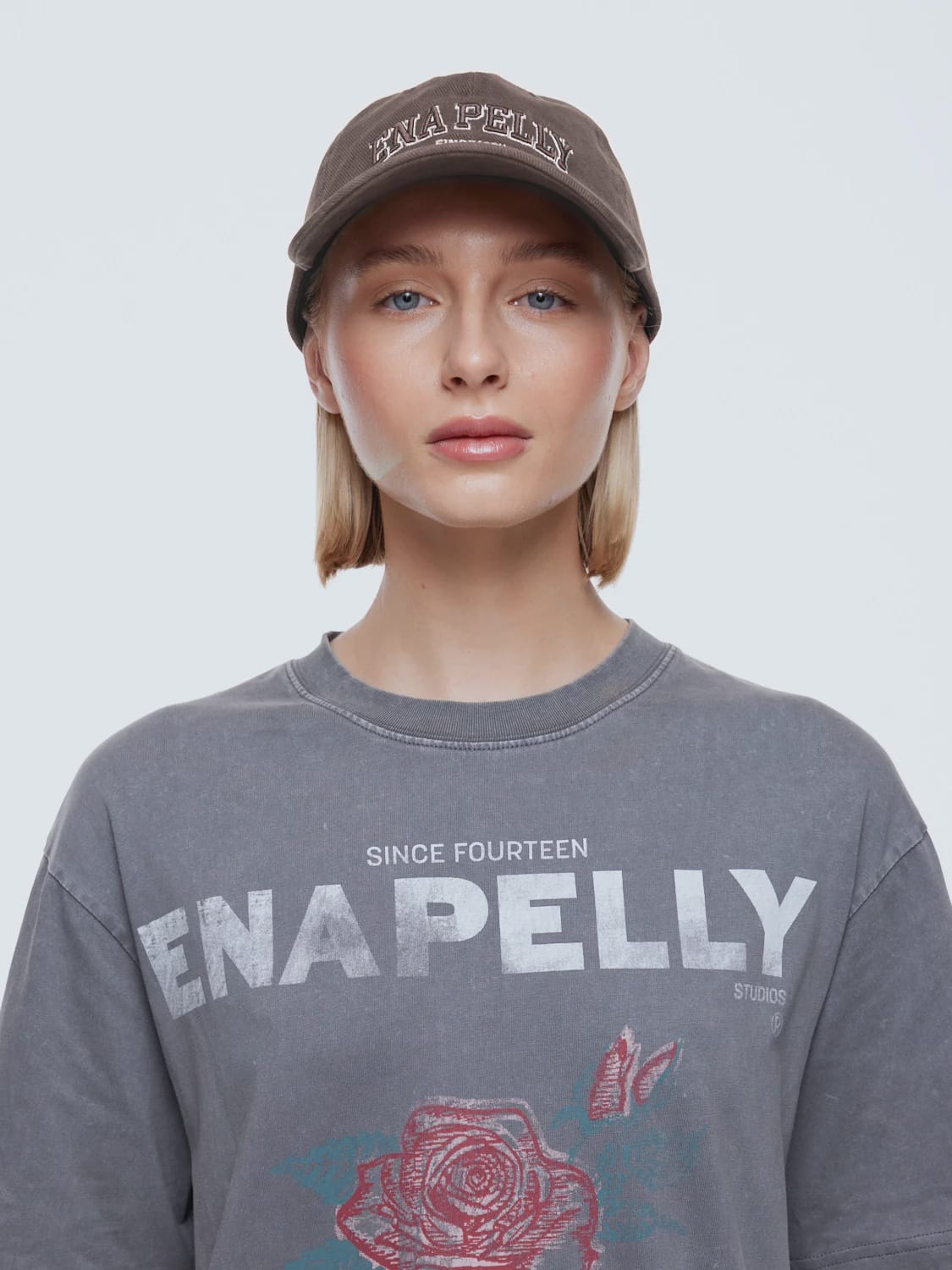 Ena Pelly Hats/Headpieces Ena Pelly Collegiate Cap - Washed Mocha