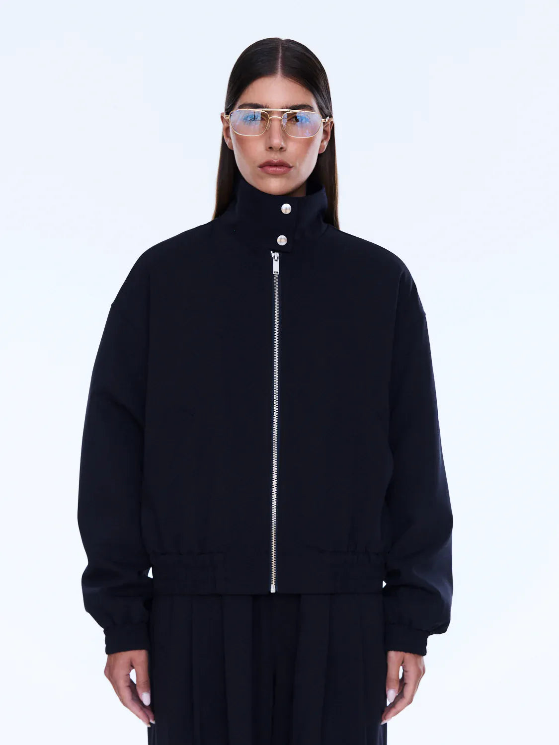 Ena Pelly Jackets Jenna Bomber Jacket - Midnight