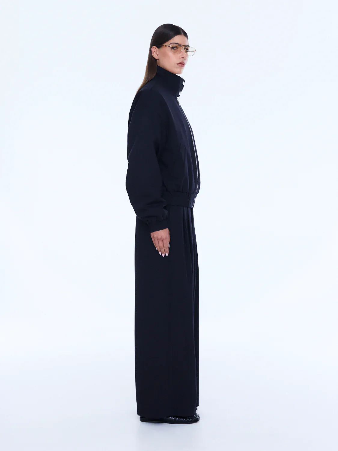 Ena Pelly Jackets Jenna Bomber Jacket - Midnight