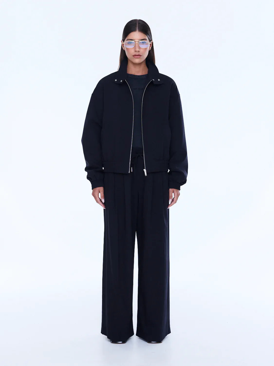 Ena Pelly Jackets Jenna Bomber Jacket - Midnight