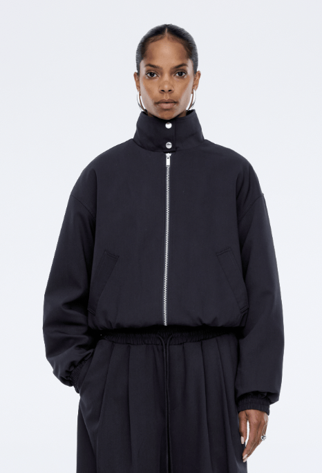 Ena Pelly Jackets Jenna Bomber Jacket - Midnight