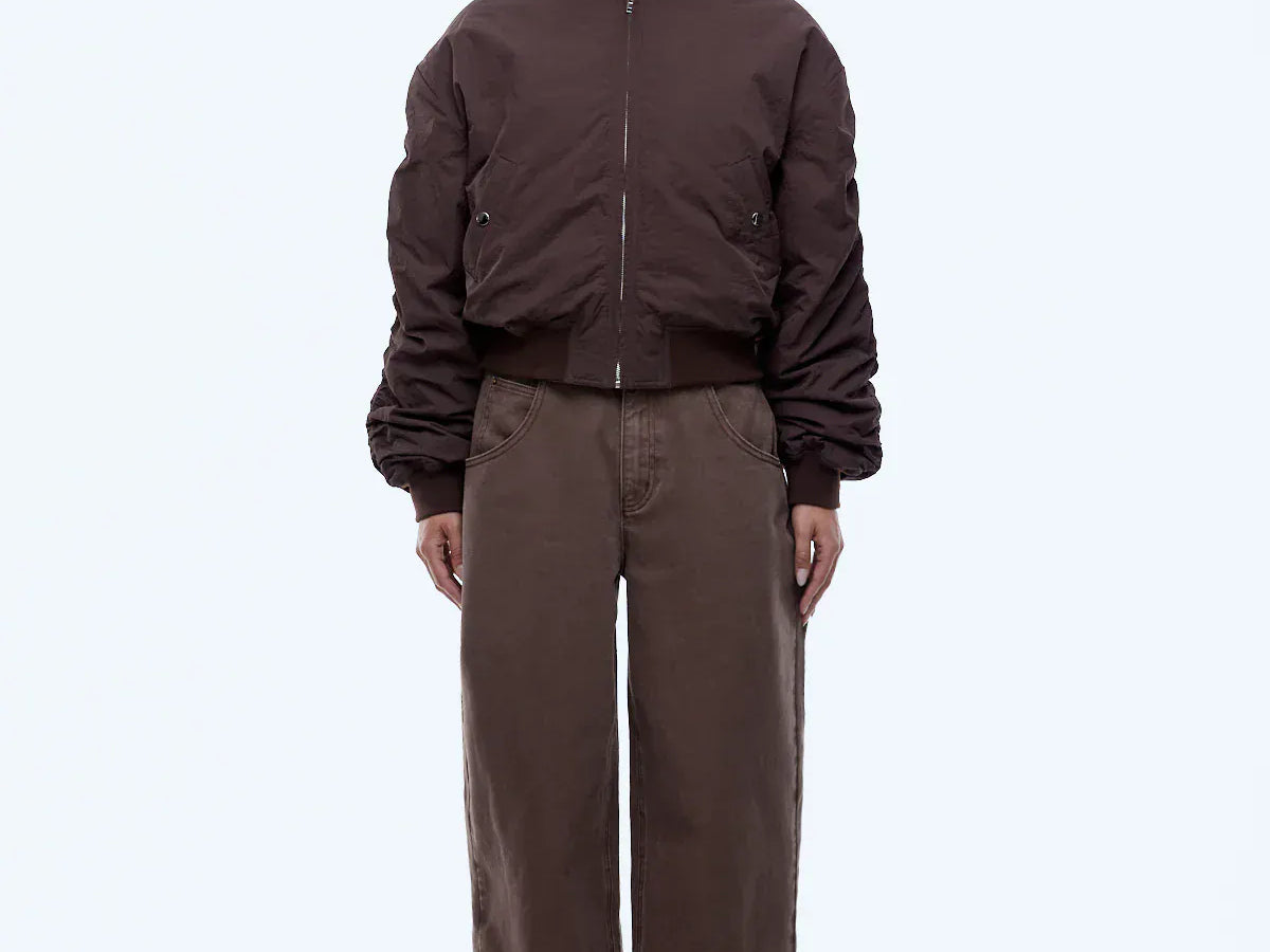 Ena Pelly Jackets - Puffer Lulu Bomber - Mocha