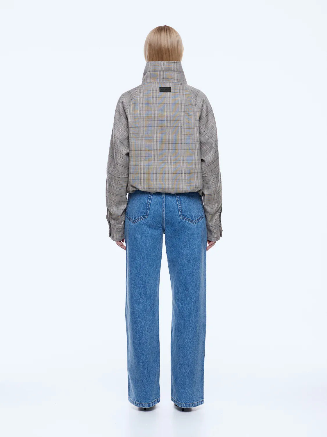Ena Pelly Jackets Zadie Bomber Jacket - Check