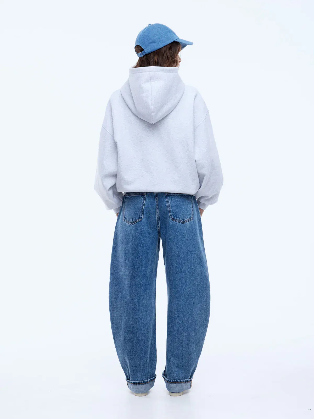 Ena Pelly Jumpers EP Hoodie - White Marle