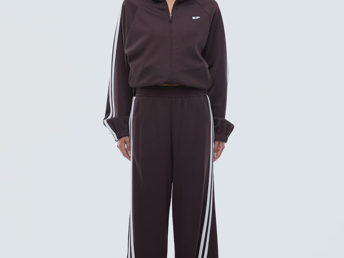 Ena Pelly Pants - Casual Valentina Stripe Pant - Cocoa