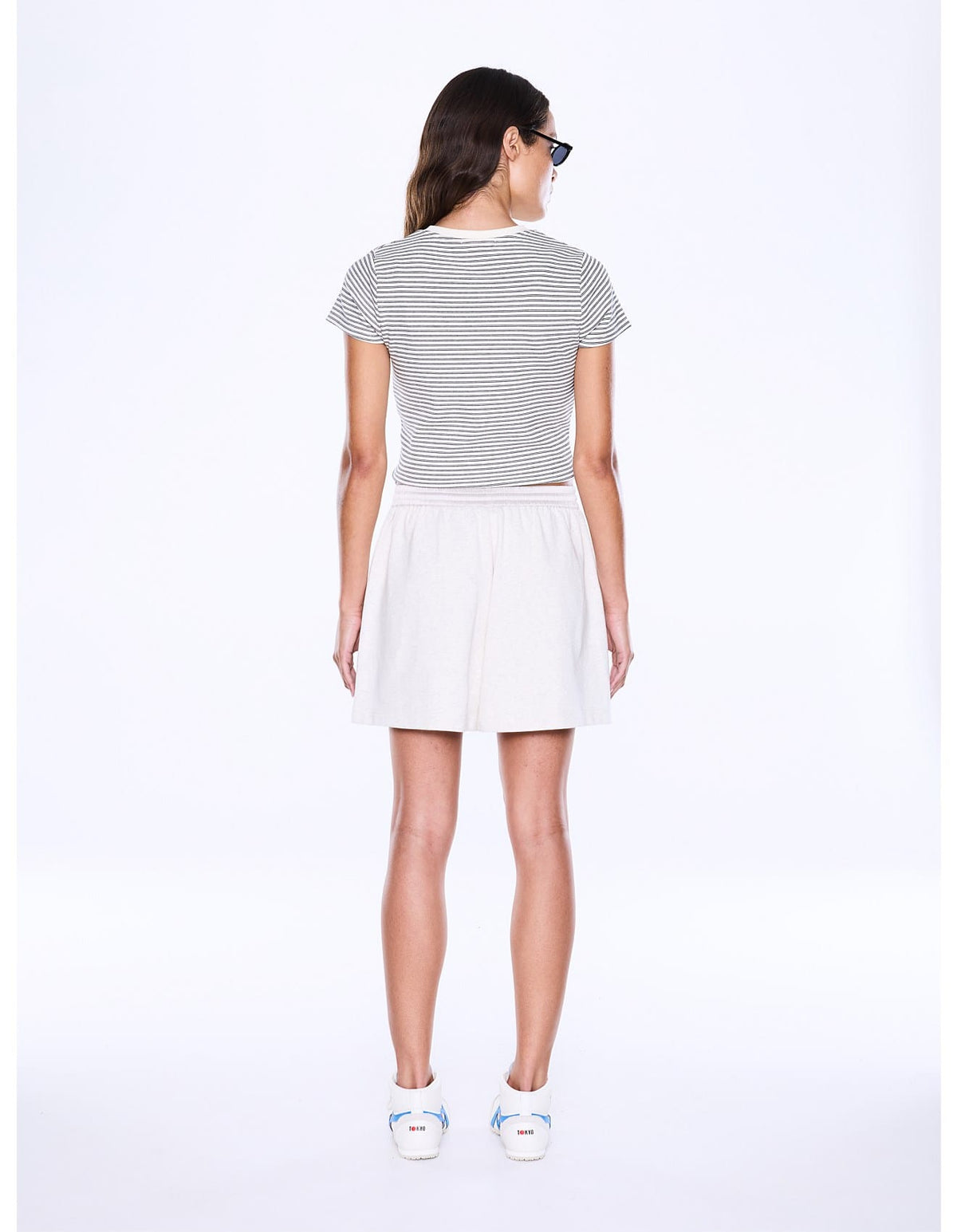 Ena Pelly Shorts - Casual Paris Teddy Short - Oat Marle