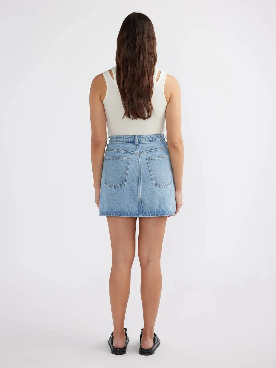 Ena Pelly Skirts - Denim Ena Pelly | Reese Denim Mini Skirt