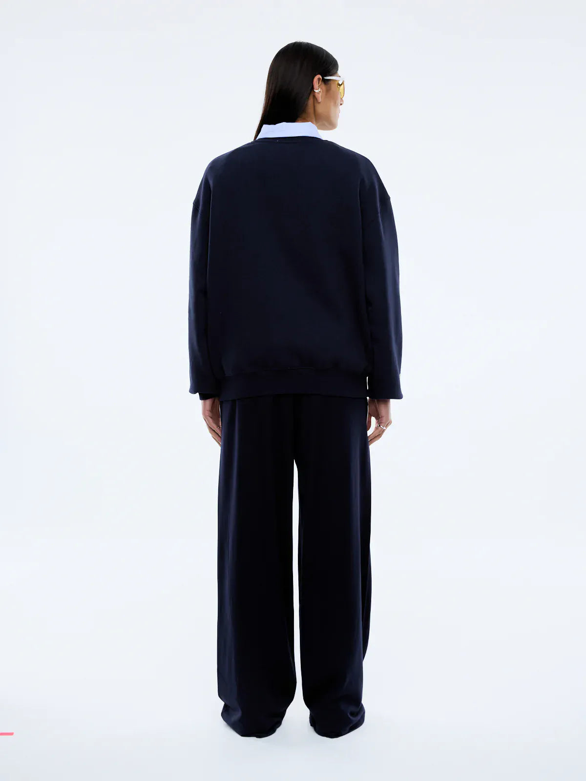 Ena Pelly Sweaters Ena Sports Sweater - Navy