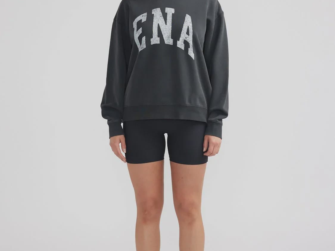 Ena Pelly Sweaters Lilly Oversized Sweater Collegiate - Vintage Black