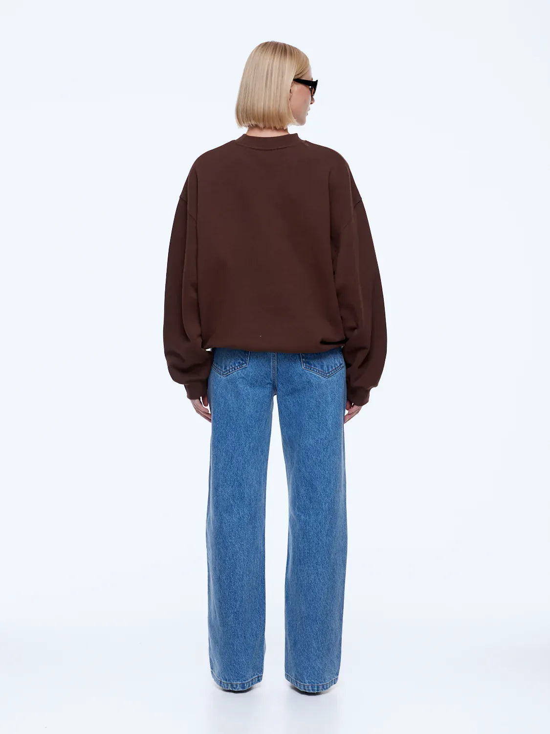 Ena Pelly Sweaters Mila Oversized Sweater - Chocolate