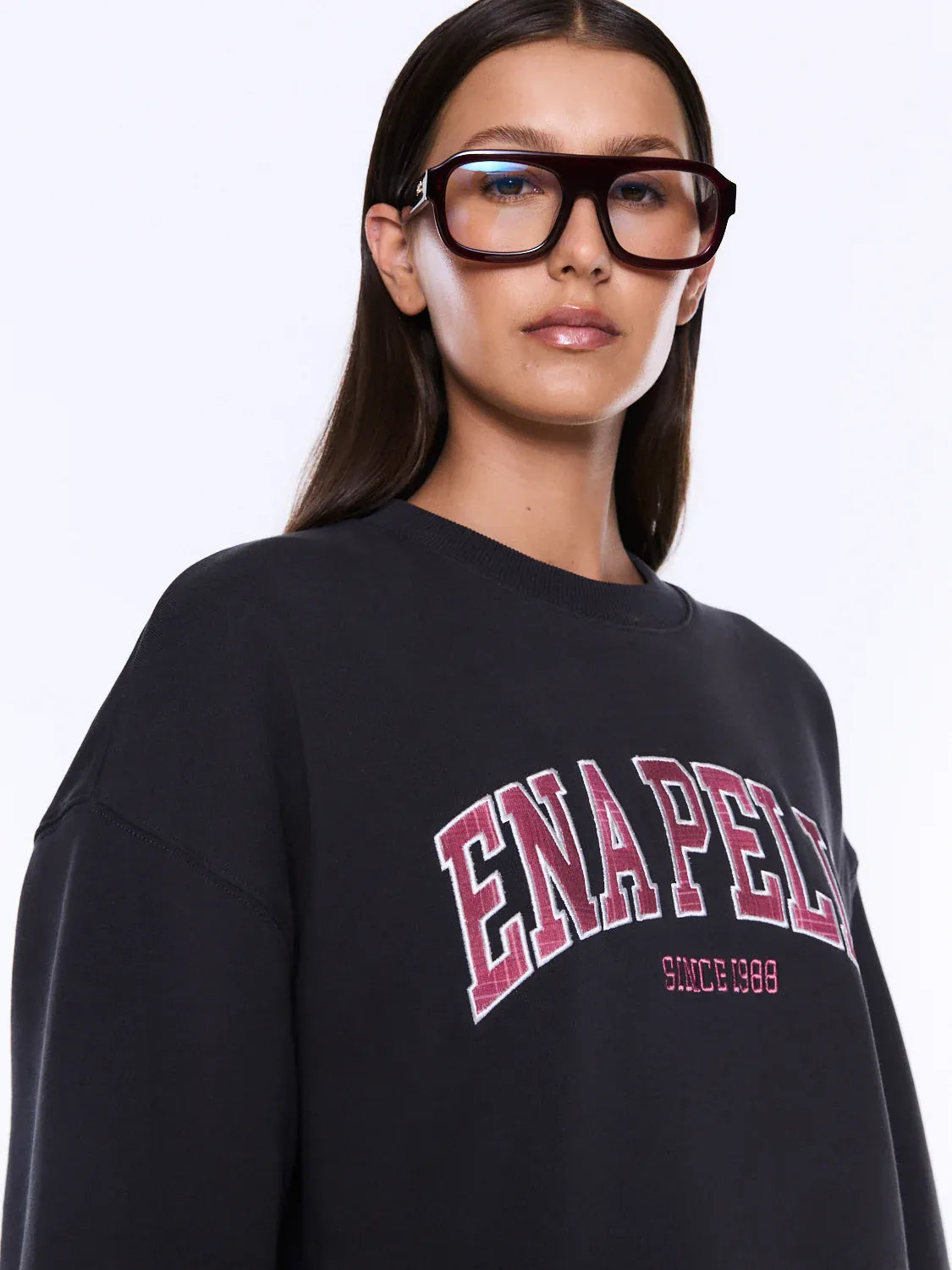 Ena Pelly Sweaters Mila Oversized Sweater - Phantom