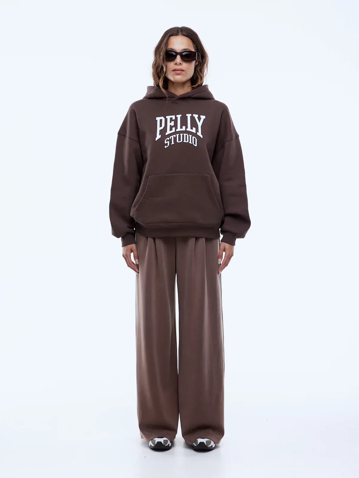 Ena Pelly Sweaters Pelly Studio Hoodie - Mocha