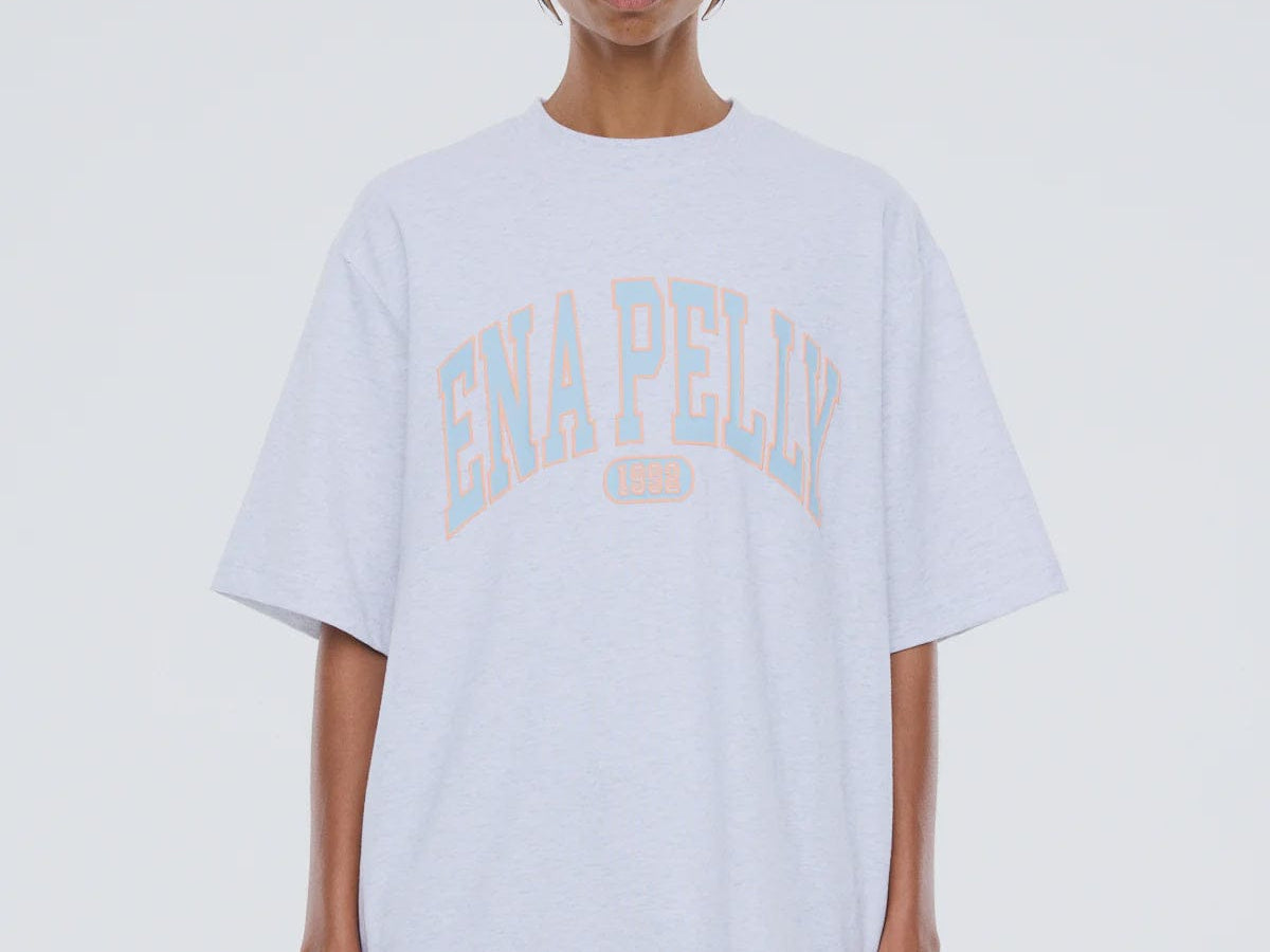 Ena Pelly Tees Blue Collegiate Tee